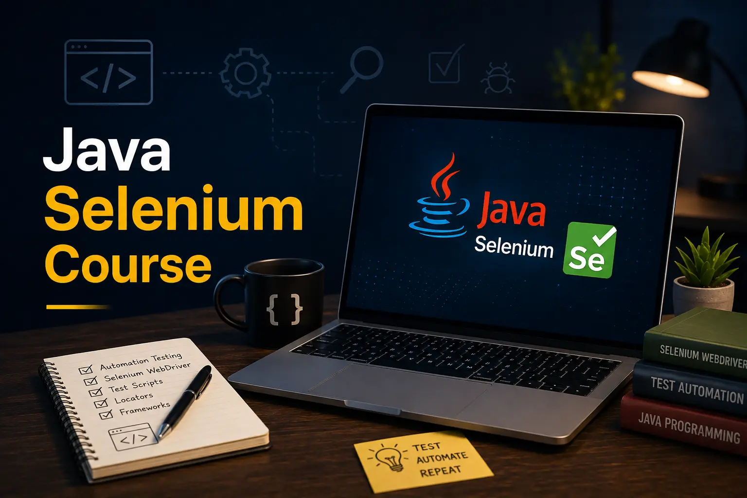 Java Selenium course at Hejex Technology